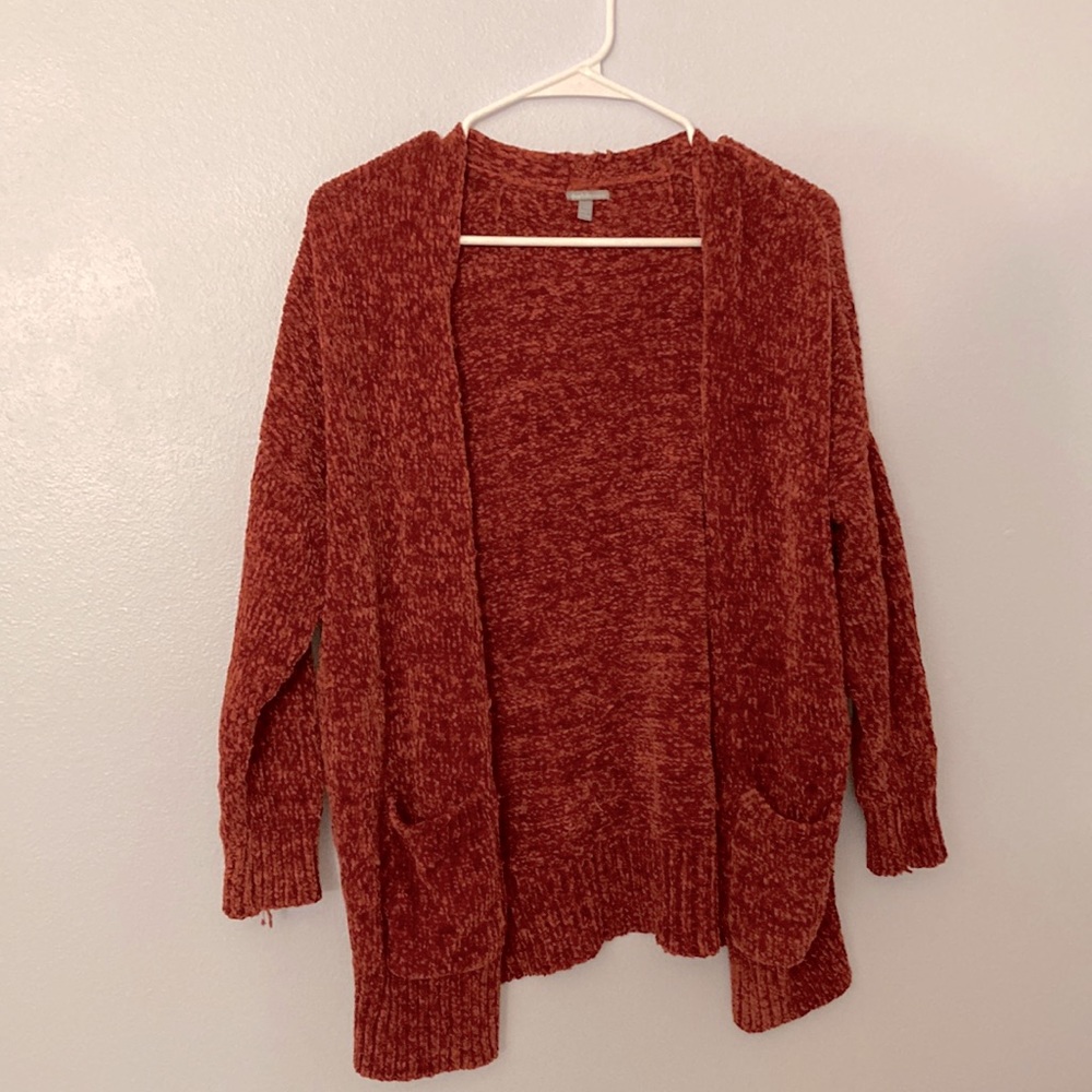 Charlotte Russe Rusty red Cardigan